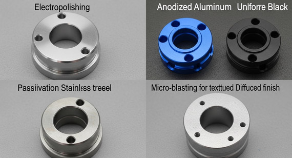 CNC Machined Metal Parts Surface Finishing