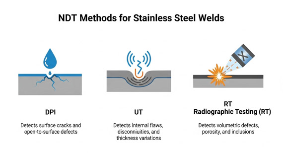 NDT Methods for Stainless Steel Welds NDT Methods for Stainless Steel Welds