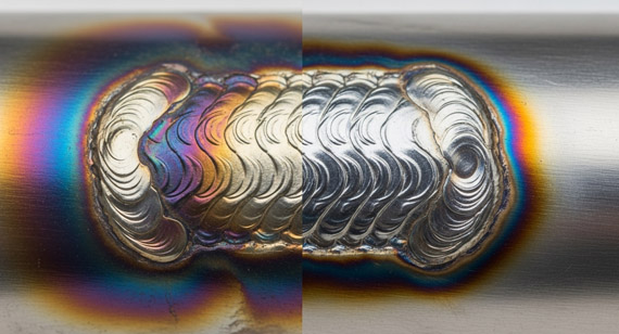 Discoloration and Oxide Formation in Stainless Steel Welds Discoloration and Oxide Formation in Stainless Steel Welds
