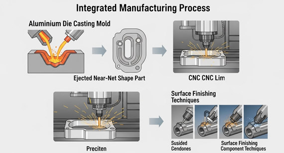 Die-Casting CNC Machining Integrated Manufacturing Process