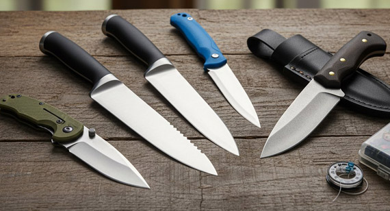 3CR13 steel knives (kitchen utility knives, small folding EDC knives, filleting knives, and general-purpose outdoor camping knives)