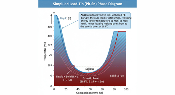 lead tin phase diagram eutectic infographic lead tin phase diagram eutectic infographic