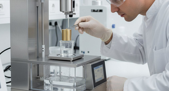 Modern Industrial Densimeter Brass Testing Laboratory is Testing