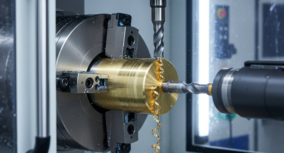 Precision CNC Machining Brass Part Process