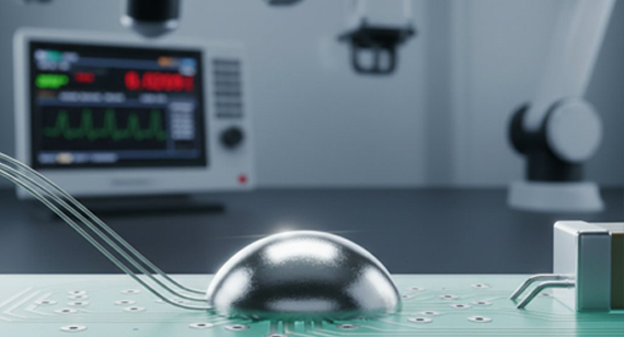 precision medical device solder joint macro precision medical device solder joint macro