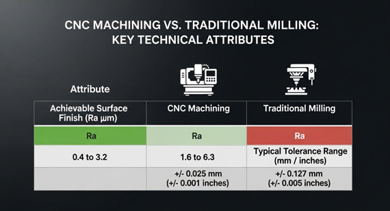 cnc machining vs traditional milling tolerances surface finish comparison cnc machining vs traditional milling tolerances surface finish comparison