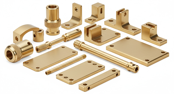 Architectural Industry Brass CNC Machining Parts Architectural Industry Brass CNC Machining Parts