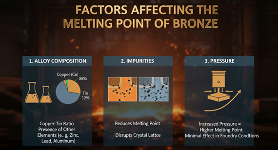 Factors Affecting the Melting Point of Bronze