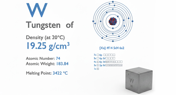 Density of Tungsten