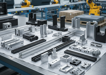 6063 Aluminum Industrial Equipment CNC Machined Parts