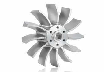 Impeller 7075 Aluminum CNC Machined Parts Impeller 7075 Aluminum CNC Machined Parts
