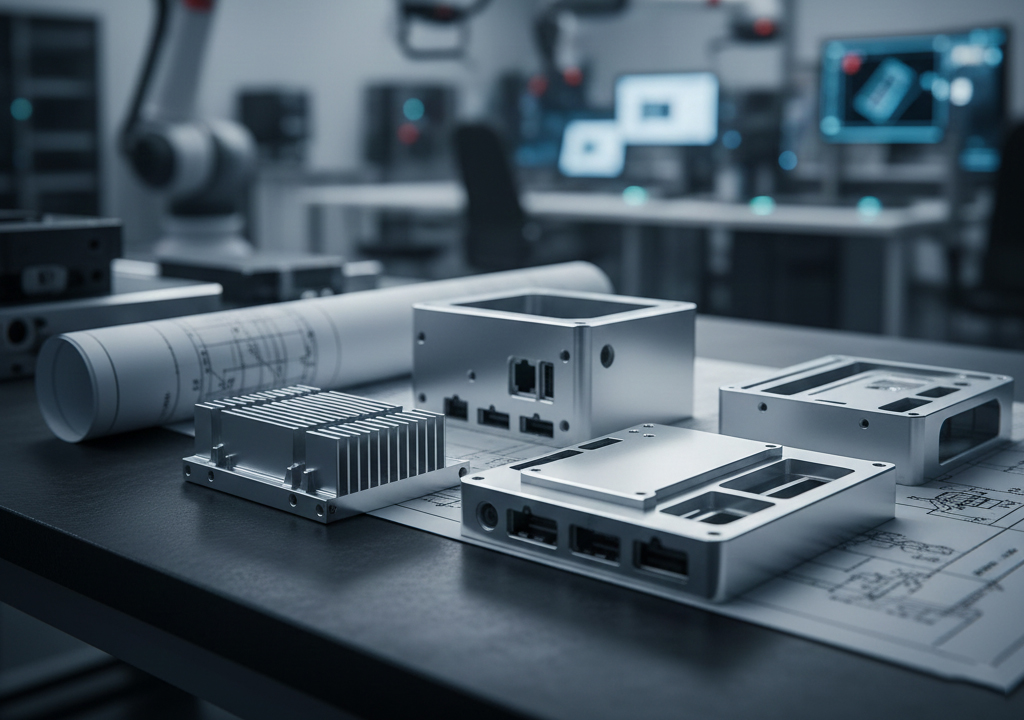 6060 Aluminum Electronic CNC Machined Parts