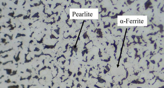 Microstructure of AISI 1018 steel
