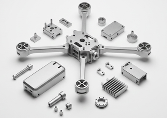 Custom Drones Magnesium Alloy CNC Machining Parts Custom Drones Magnesium Alloy CNC Machining Parts