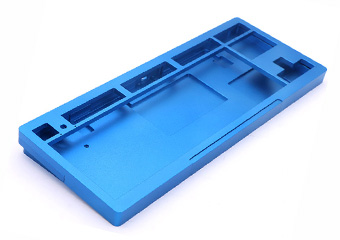 Custom CNC Anodized Aluminum Keyboard Case Machining