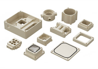 Custom PEEK CNC Machining Enclosures (Housing)