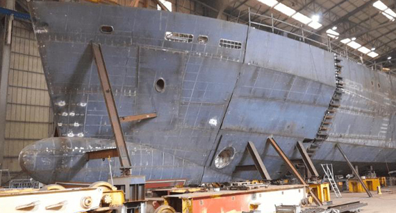 Shipbuilding hulls made of 5083 H116 H321 aluminum alloy
