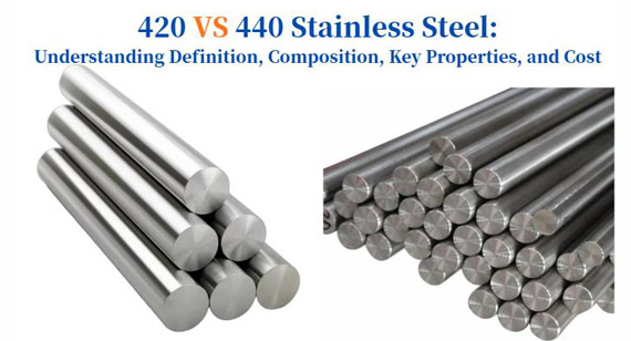 420 vs 440 Stainless Steel: Differences in Composition, Properties, Performance, and Cost