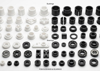 Custom Bushings and Bearings POM Delrin Acetal CNC Machining Parts Custom Bushings and Bearings POM Delrin Acetal CNC Machining Parts