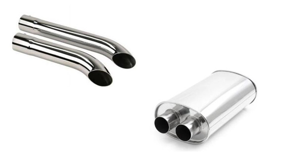 automotive exhaust pipes and mufflers