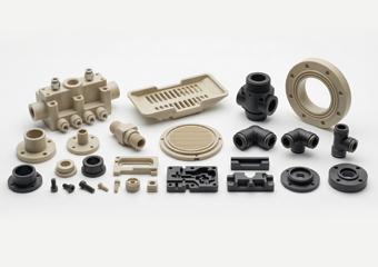 Custom PPS (Polyphenylene Sulfide) Semiconductor CNC Machining Parts Custom PPS (Polyphenylene Sulfide) Semiconductor CNC Machining Parts