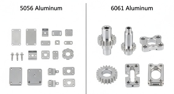 5056 Aluminum Vs 6061 Aluminum CNC Machining Parts