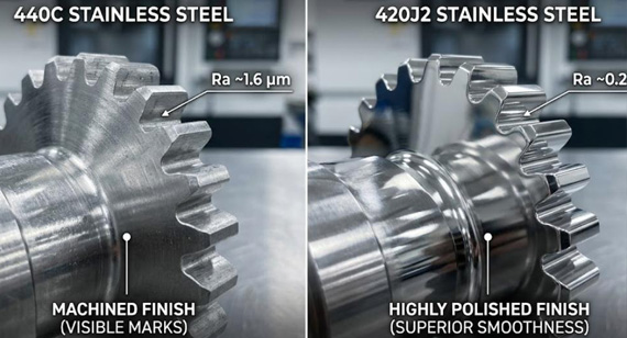 440C vs. 420J2 Stainless Steel: Which Grade is Right for Your CNC Parts?