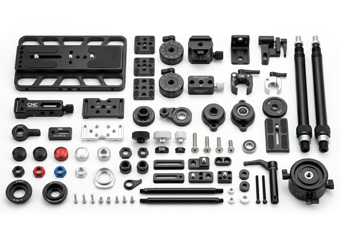 Custom CNC Aluminum Tripod Video Head Camera Riser Machining Parts