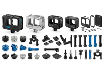 Custom CNC Machining Action Cameras & Sports Cameras Shock-Resistant Enclosures and Mounting Brackets