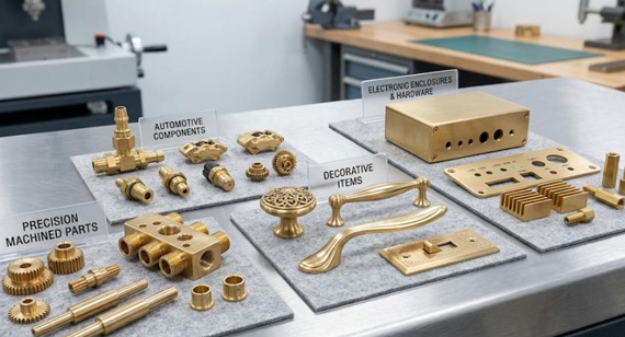 Precision Brass CNC Machined Parts Precision Brass CNC Machined Parts