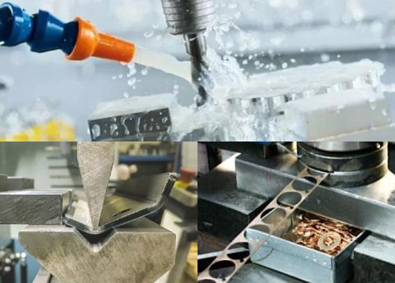 CNC Machining vs Bending vs Stamping