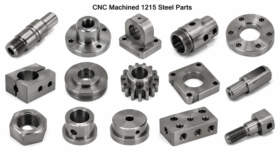 CNC Machined 1215 Steel Parts CNC Machined 1215 Steel Parts