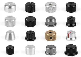 Custom CNC Instrument Knobs Machining Custom CNC Instrument Knobs Machining