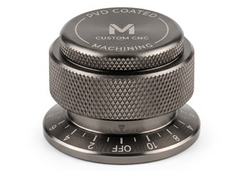 Custom PVD Coating CNC Knobs Machining Custom PVD Coating CNC Knobs Machining