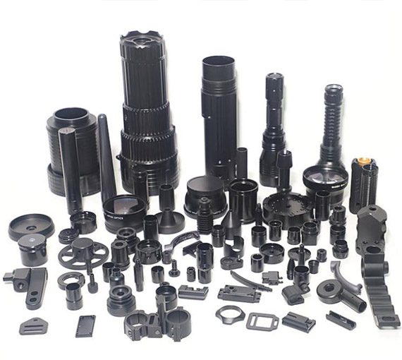 Black Anodized CNC Machined Parts