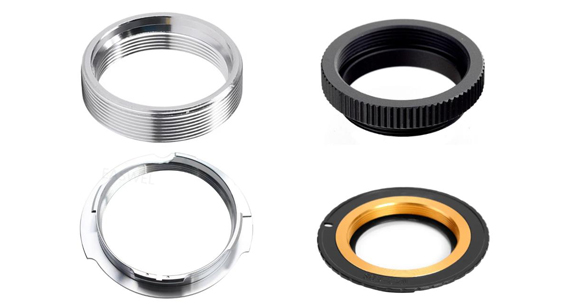 CNC Machining Lens Spacer Rings with Different Materials