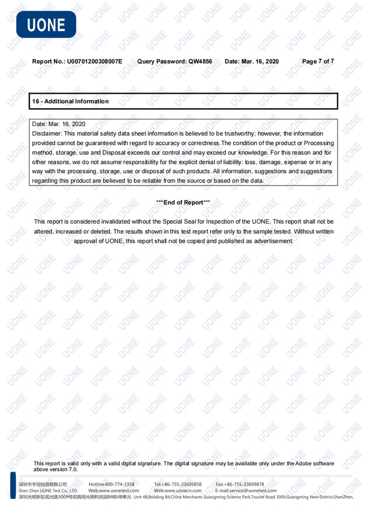 304F Stainless Steel MSDS Reports