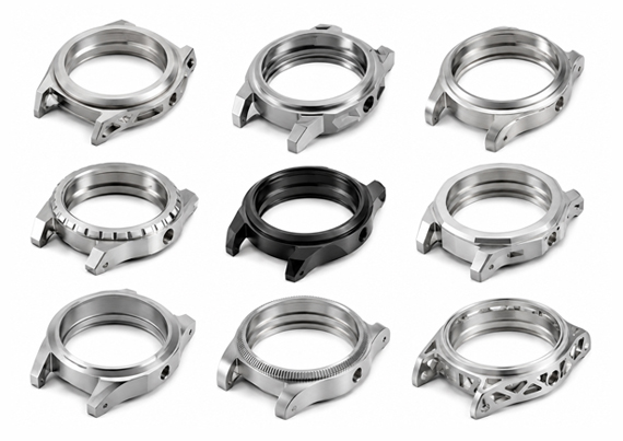 Custom Aluminum Alloy CNC Watch Case Machining