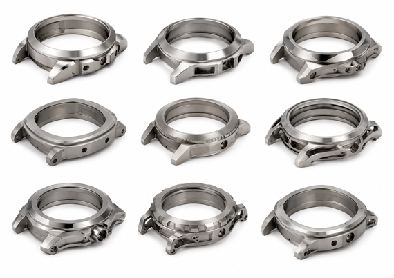 Custom Titanium CNC Watch Case Machining