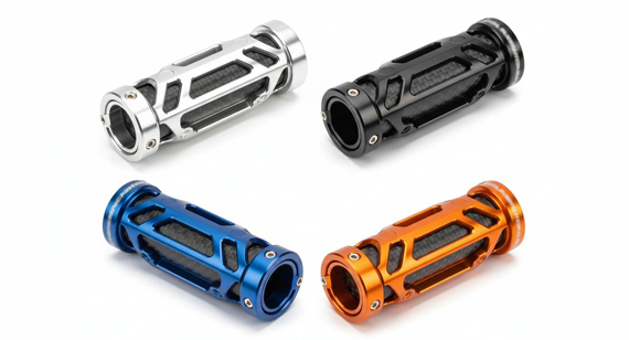 Custom Anodizing CNC Bicycle Handlebar Grips Machining Custom Anodizing CNC Bicycle Handlebar Grips Machining