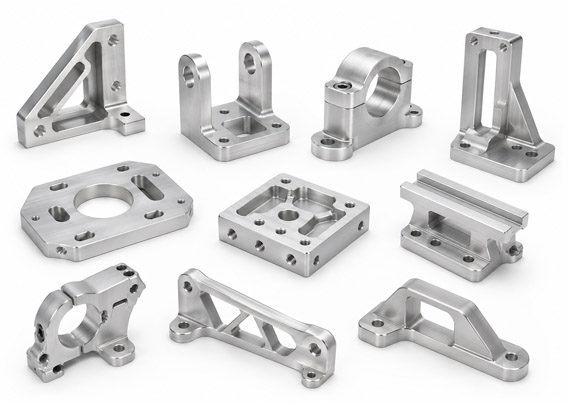 Custom Aluminum CNC Machining Brackets & Mounts Custom Aluminum CNC Machining Brackets & Mounts