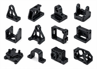 Custom Hard Anodizing CNC Machining Brackets & Mounts Custom Hard Anodizing CNC Machining Brackets & Mounts
