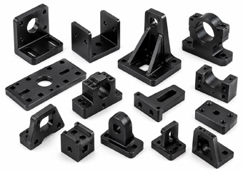 Custom Black Oxide CNC Machining Brackets & Mounts Custom Black Oxide CNC Machining Brackets & Mounts