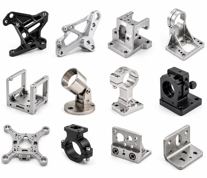 Custom CNC Machined Brackets & Mounts Services