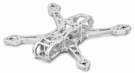 5 Axis CNC Machining FPV Racing Drone Lightweight Chassis 5 Axis CNC Machining FPV Racing Drone Lightweight Chassis