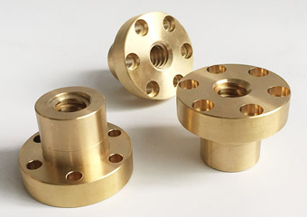 CNC Machined Brass Flanged Bushings CNC Machined Brass Flanged Bushings