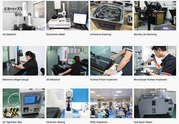 Quality Inspection of CNC Machined Parts in VMT Machining Custom Factory