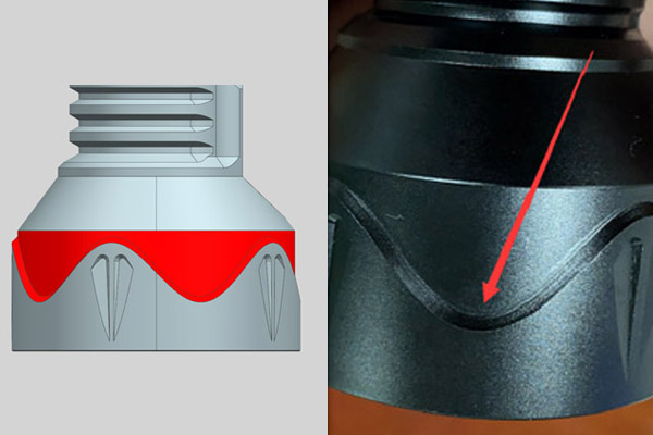 Custom CNC Machinied Aluminum Tactical Flashlight Housing Custom CNC Machinied Aluminum Tactical Flashlight Housing