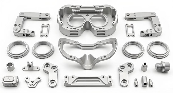 Custom VR Headsets CNC Machined Parts