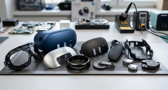 VR Headset Precision CNC Machined Parts With Surface Treatments